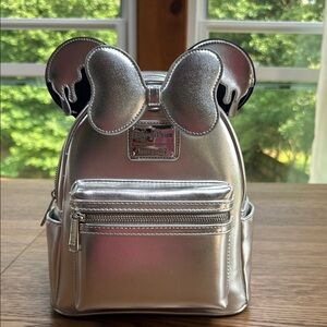 Disney 100th Anniversary Silver Backpack
